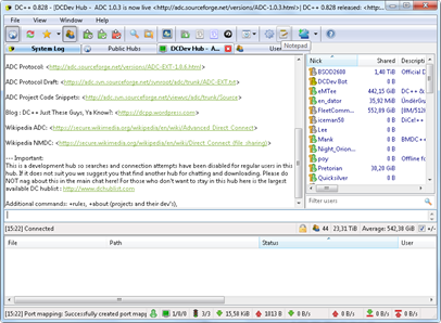 DC Direct Connect file sharing client DC Direct Connect file sharing client