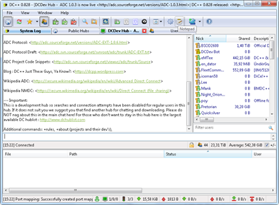 DC++ Free Direct Connect File Share Client