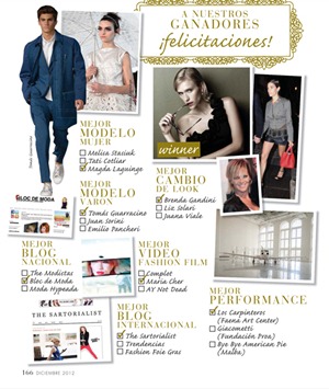 susana fashion awards 2012 susana fashion awards 2012
