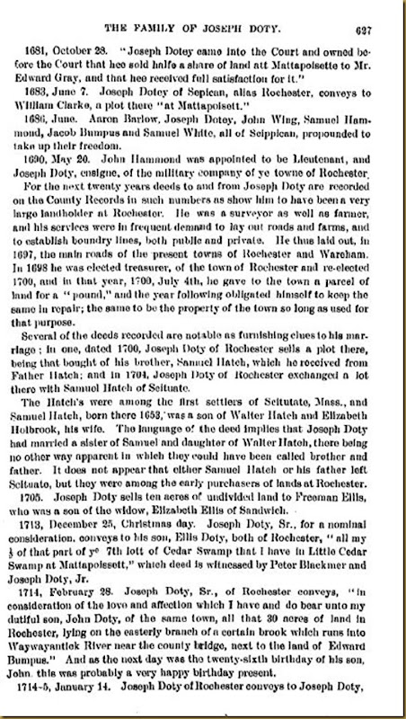 Doty-Doten Family In America-The Family of Joseph Doty2 Doty-Doten Family In America-The Family of Joseph Doty2