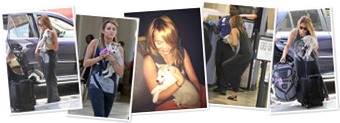 View Miley with her new puppy