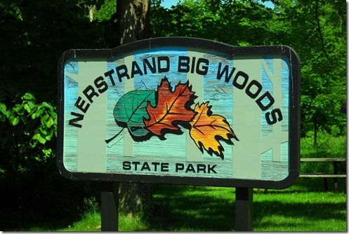 Nerstrand-Big Woods Sign