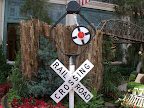 Don't cross the tracks at the Bellagio Conservatory and Botanical Garden.