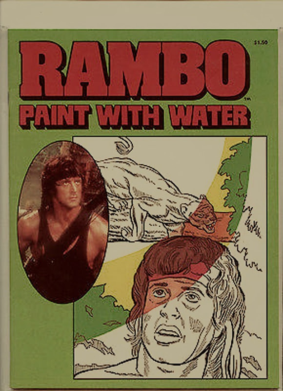 Rambo: Paint With Water Book
