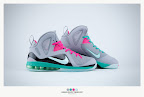 nike lebron 9 ps elite grey candy pink 9 38 sneakerbox LeBron 9 P.S. Elite Miami Vice Official Images & Release Date