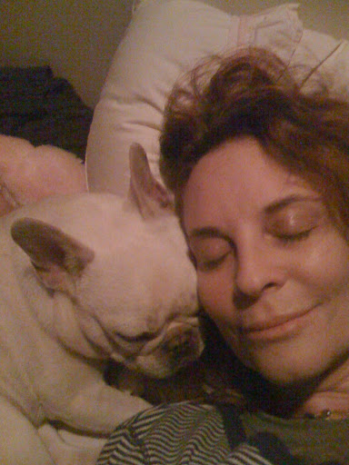 Dogs have slow wave sleep cycles (SWS) and rapid eye movement (REM) sleep cycles, just like humans do.
(In photo: Alex and Winnie) Dogs have slow wave sleep cycles (SWS) and rapid eye movement (REM) sleep cycles, just like humans do.
(In photo: Alex and Winnie)