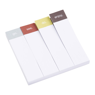 Use these cute stickies to bookmark noteworthy pages of your favorite magazine (Living, of course!). Sticky Notes, $2.95, cb2.com [photo courtesy of CB2]
