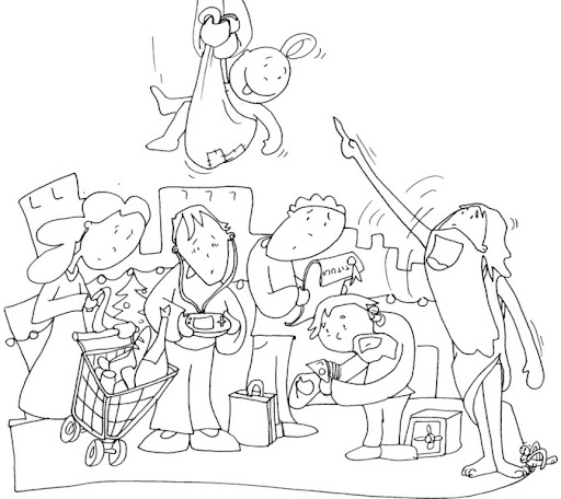 dibujos fano navidad