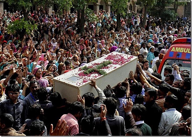 Pakistan-Christian victim of homicidal suicide Pakistan-Christian victim of homicidal suicide