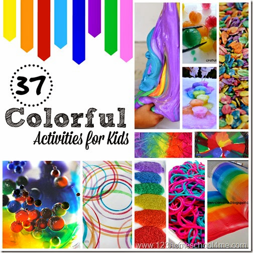 37 Colorful Activities for Kids #kidsactivities #preschool #kindergarten 37 Colorful Activities for Kids #kidsactivities #preschool #kindergarten