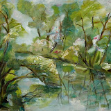 An der Sieg. Öl auf Leinwand. 70x50 cm. Privatbesitz. Copyright 2007 by O.Weinreich