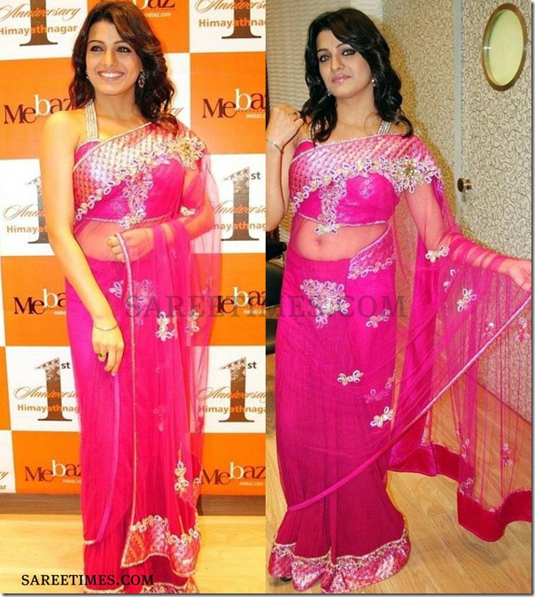 Tashu_Kaushik_Pink_Saree