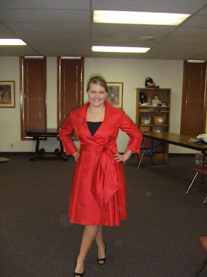Erin in Her Bridesmaid Dress