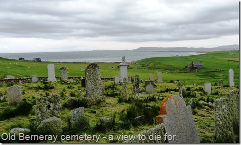 Old Berneray cemetery Outer Hebrides