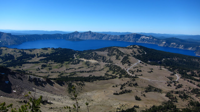 Crater Lake from Mt Scott