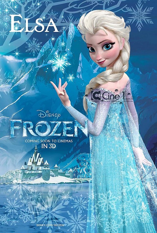 Anna és Elsa, avagy két Frozen karakterplakát 02