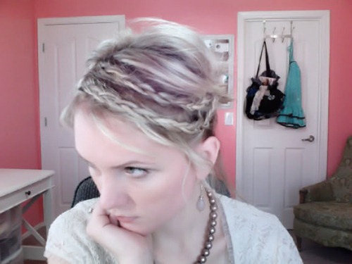 double braid headband tutorial