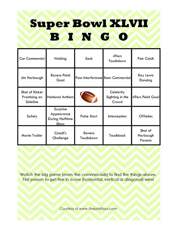 Super Bowl Bingo 2013 - fun way to watch the game!_Page_01