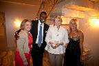 Amy Wilkins, Mark, Martha, and Lisa Gersh, president and COO of Martha Stewart Living Ominimedia