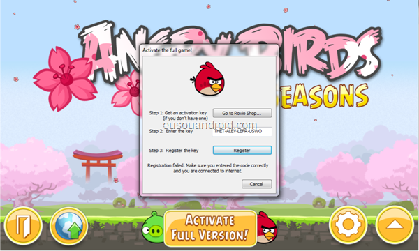 angry birds pc ativação 2