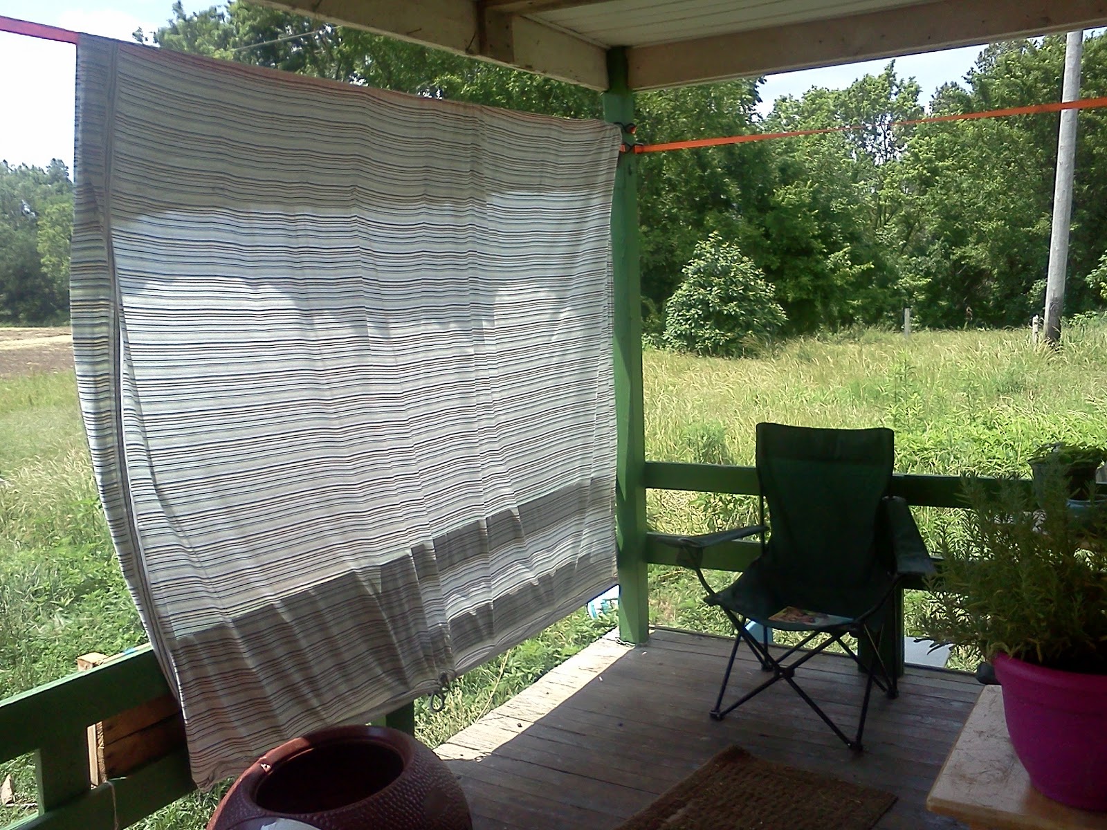 The Fairy Mom's Journal DIY Porch Shade