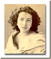 Sarah Bernhardt  par Nadar