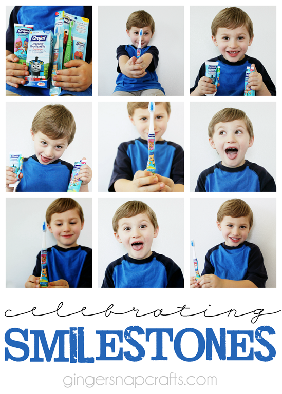 Celebrating Smilestones #orajel #smilestones #sponsored GingerSnapCrafts.com