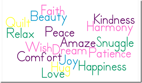 Just My Type Comfort Quilt Wordle Just My Type Comfort Quilt Wordle
