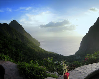 That evening we visited yet another resort for dinner.  They had one of the best views where we enjoyed a few drinks.