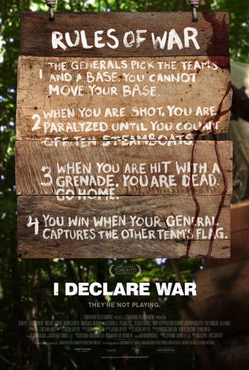 Szabályokkal teli I Declare War poszterek 02