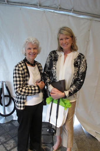 Martha and our friend Lyndon Miller who along with being a lovely hostess is an accomplished landscape architect who has created gardens for The Central Park Zoo, Bryant Park, The New York Botanical Garden, Madison Square Park, and Wagner Park in Battery Park City.
