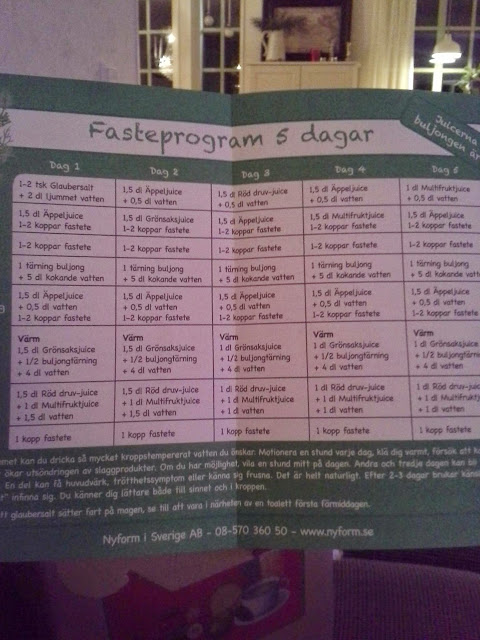 fasteprogram 5 dagar fasteprogram 5 dagar