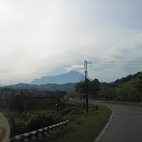 Kinabalu as seen from the road from KK (Daniel Quinn, July 2011)