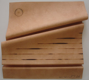 "גלים 13" רישום מים ואש על נייר, 2010,  32X30 3,000 NIS