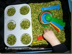 green sensory box