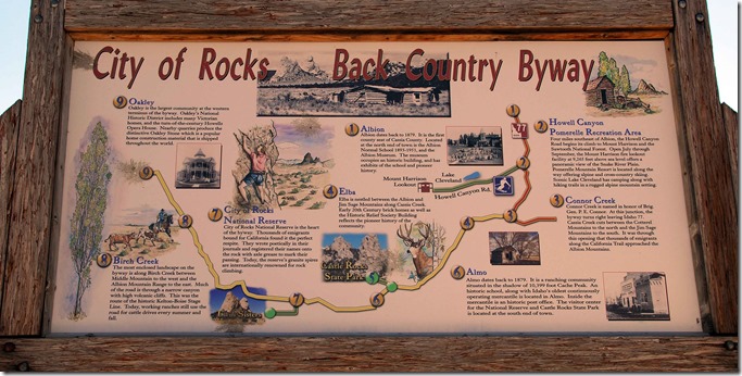 City of Rocks Byway Sign 1