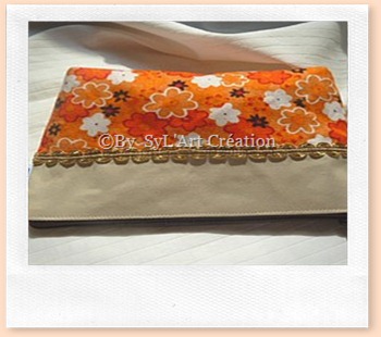 Trousse Flowers Orange 2 Trousse Flowers Orange 2