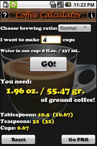 Coffee Calculator Lite