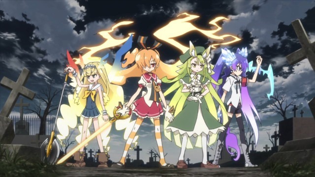 Our primary girl power team, from left to right: Ginka, Akari, Luna, and Seira