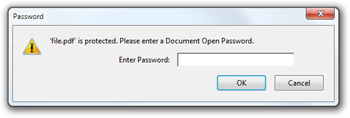 Remove the password from a PDF Remove the password from a PDF