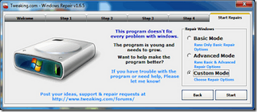 tweaking windows repair hardisk tweaking windows repair hardisk