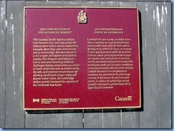 1646 Alberta Lethbridge - Indian Battle Park - The Construction of the Lethbridge Viaduct sign