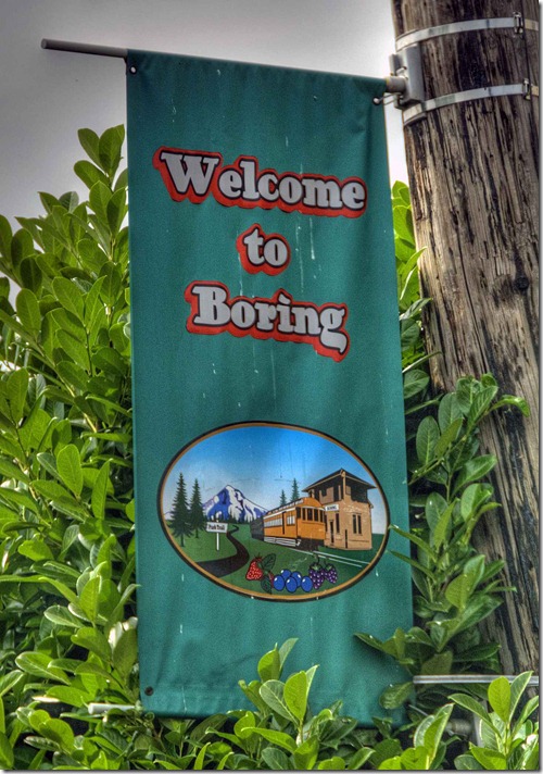 Welcome to Boring