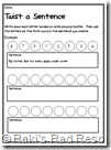 twister make a sentence sheet - free download