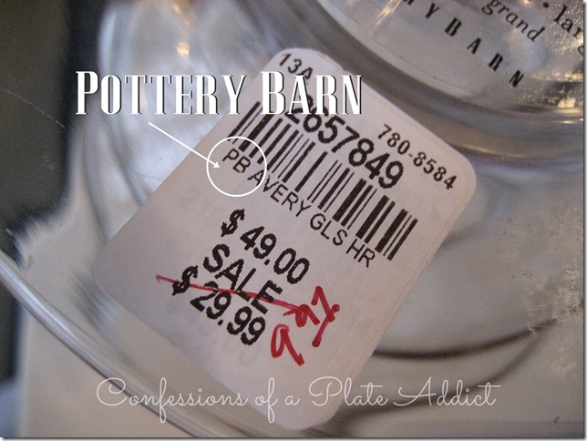 CONFESSIONS OF A PLATE ADDICT Potttery Barn Bargain 2