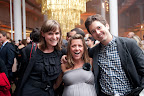 Jillian Clark of 100layercake.com/blog with our photographers for the evening.
