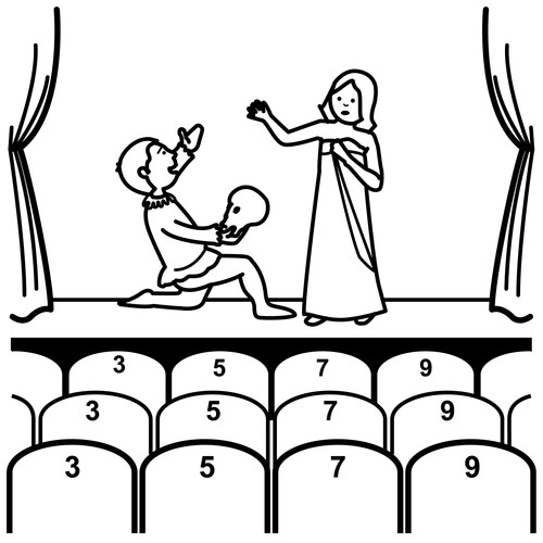 Resultado de imagen para OBRAS DE TEATRO PARA COLOREAR