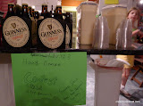 Contest #3:  Which cloying drink, Guiness or Eggnog would be the best?   Eggnog won!