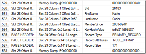 Data Page - Clustered SId Data Page - Clustered SId