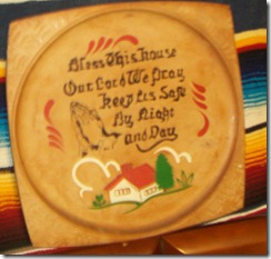 wooden plaque